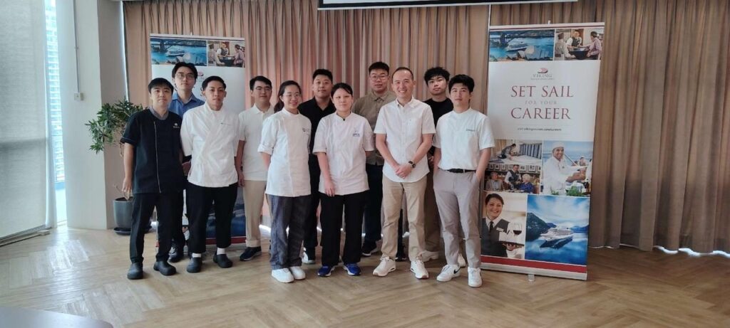 Jobs Kreate and shortlisted candidates with the Viking Set Sail For Your Career banner after the 3 December 2025 on-ground interview session.