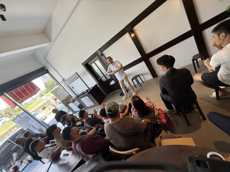 Jobs Kreate public career sharing session in progress at Phileo Gelato, Sabah